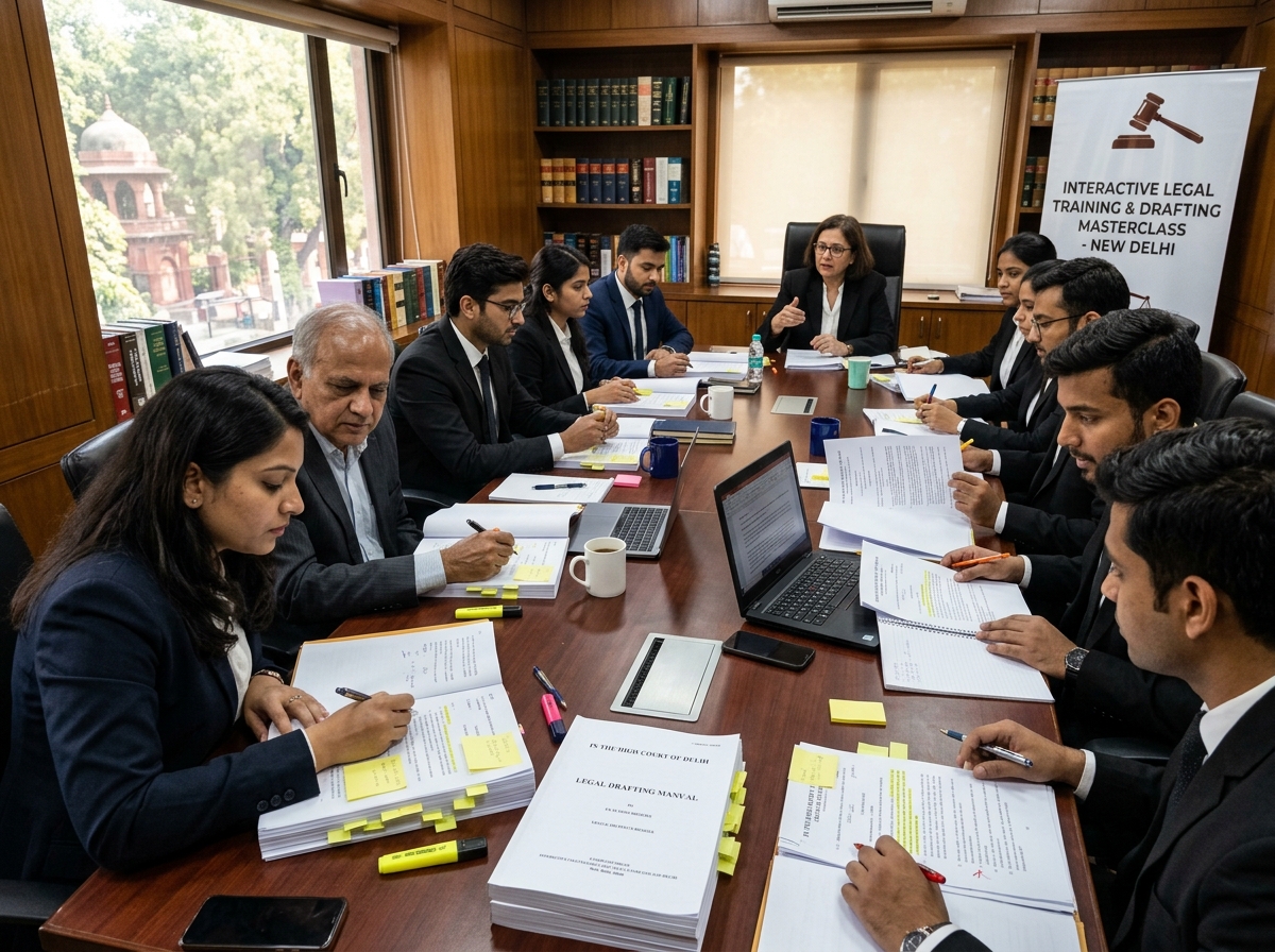 Interactive Legal Internship and Drafting Masterclass with Practicing Counsel